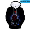 2019 Black Balloon It Chapter 2 Hoodie Plus Size 3D Tie Dyeing Hoddies Cotton Moleton Masculino Sueter Masculin Sweatshirt 4XL