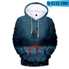 2019 Black Balloon It Chapter 2 Hoodie Plus Size 3D Tie Dyeing Hoddies Cotton Moleton Masculino Sueter Masculin Sweatshirt 4XL