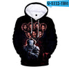 2019 Black Balloon It Chapter 2 Hoodie Plus Size 3D Tie Dyeing Hoddies Cotton Moleton Masculino Sueter Masculin Sweatshirt 4XL