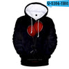 2019 Black Balloon It Chapter 2 Hoodie Plus Size 3D Tie Dyeing Hoddies Cotton Moleton Masculino Sueter Masculin Sweatshirt 4XL