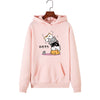 Women Hoodies Pullover Kawaii Cat Hoodies Plus Size Autumn Hooded Sweatshirt Warm Fashion Streetwear Winter Cute Cartoon Hoddies