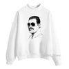 Vintage Queen Band sweatshirt Freddie Mercury print hoodies women white hip hop rock hoddies gothic clothes winter streetwear