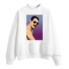 Vintage Queen Band sweatshirt Freddie Mercury print hoodies women white hip hop rock hoddies gothic clothes winter streetwear