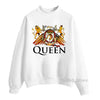 Vintage Queen Band sweatshirt Freddie Mercury print hoodies women white hip hop rock hoddies gothic clothes winter streetwear