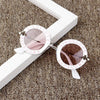 Kids Sun glasses 2019 New Infant Kids Baby Girls Boys Sunglass Letter Sun Glasses Beach Party Accessories