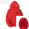 Thin Velvet Sweatshirt Hoodies Men Women Letter Print Oversized Hoodie Men Women Gothic Winter Clothes Womens Harajuku Hoddies